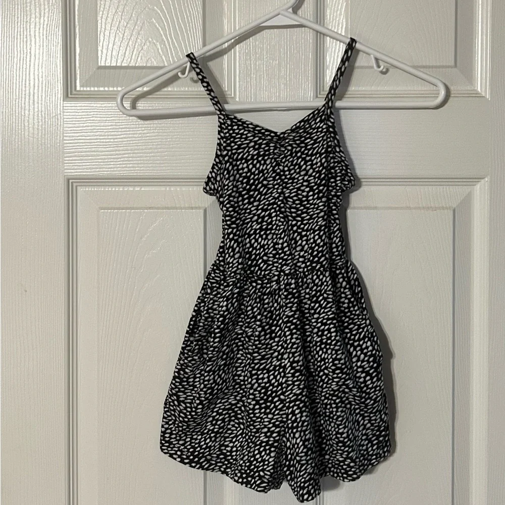 Stylish Black and White Kids Romper‎